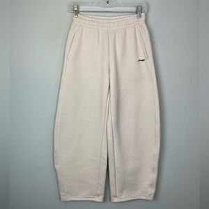 Li Ning Barrel Cream Sweatpants SMALL